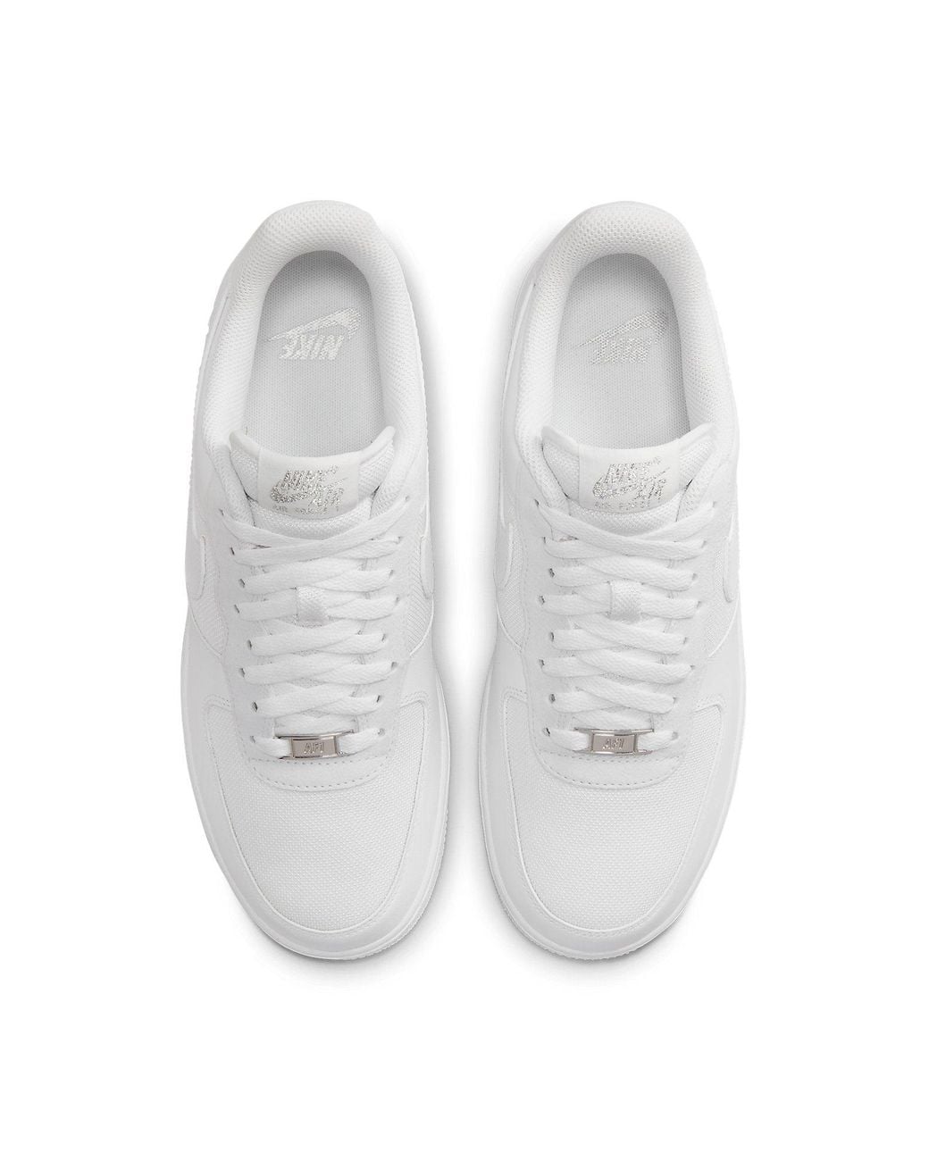 Nike White Air Force 1 '07 Lv8 Metallic' for men