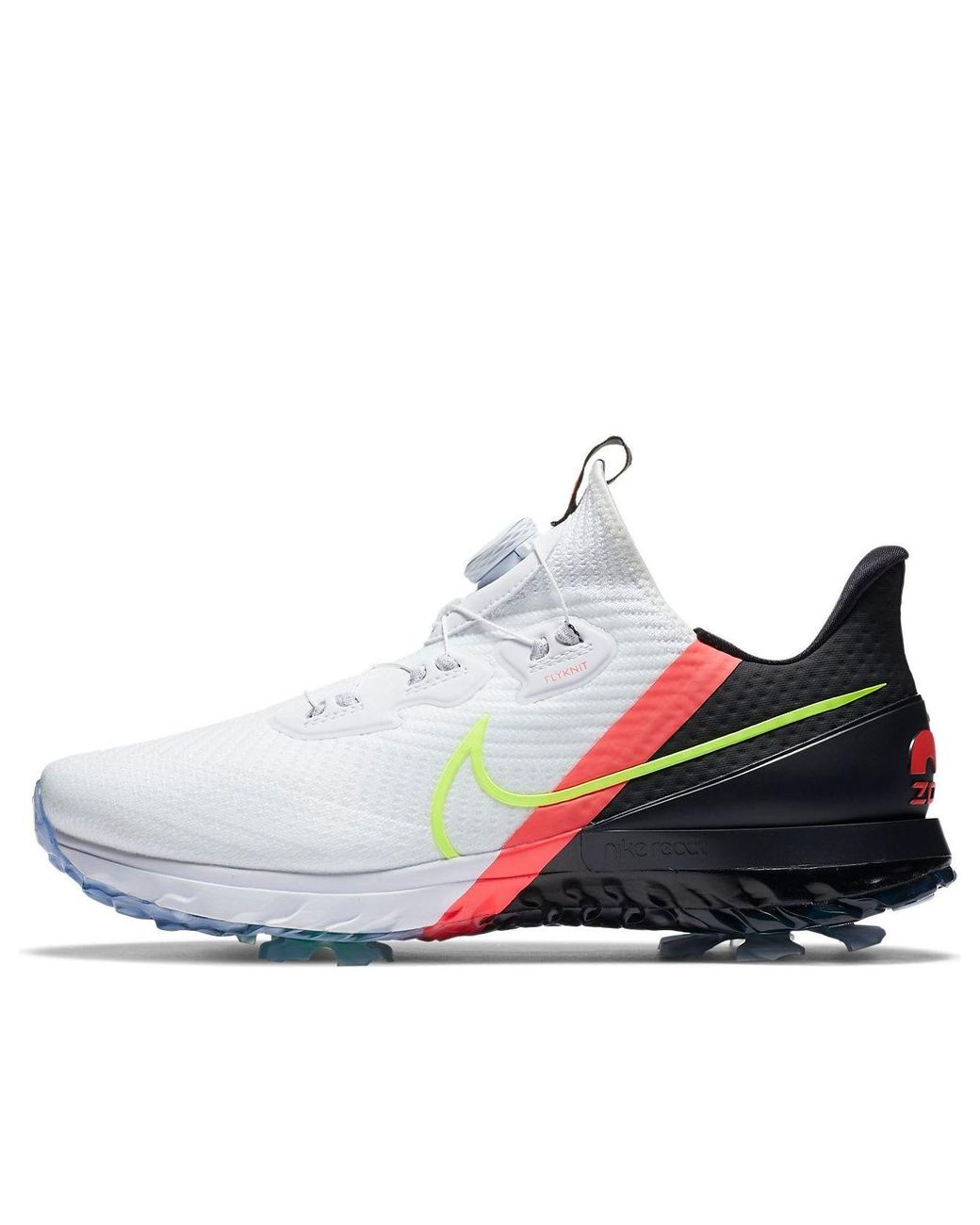 Nike Blue Air Zoom Infinity Tour Golf Wide Crimson Volt' for men