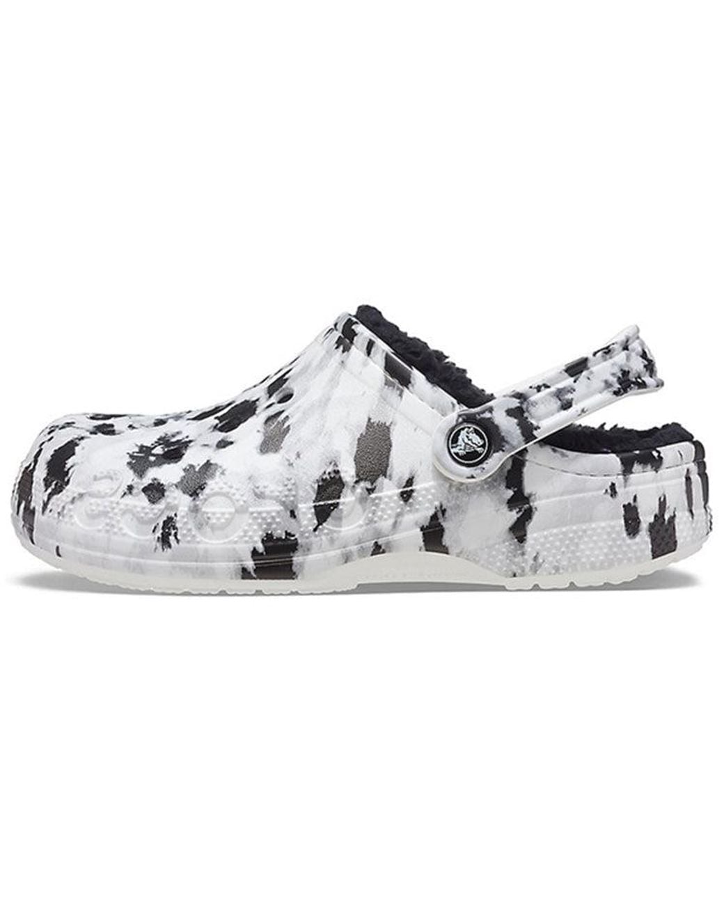 CROCSTM Gray Baya Lined Clog Fleece Lined Slippers for men