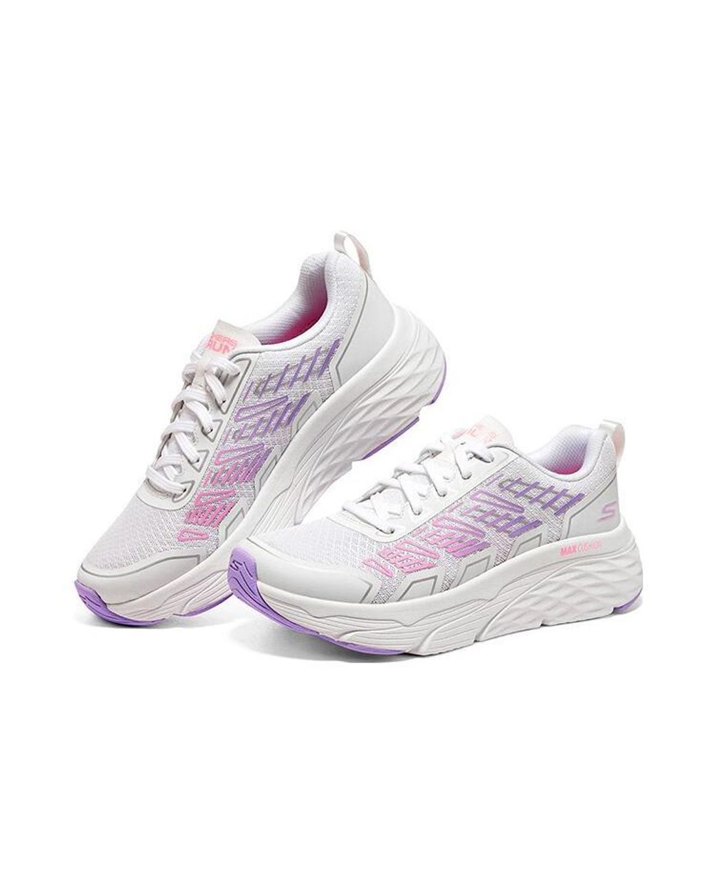 Skechers White (Wmns) Max Cushioning Elite