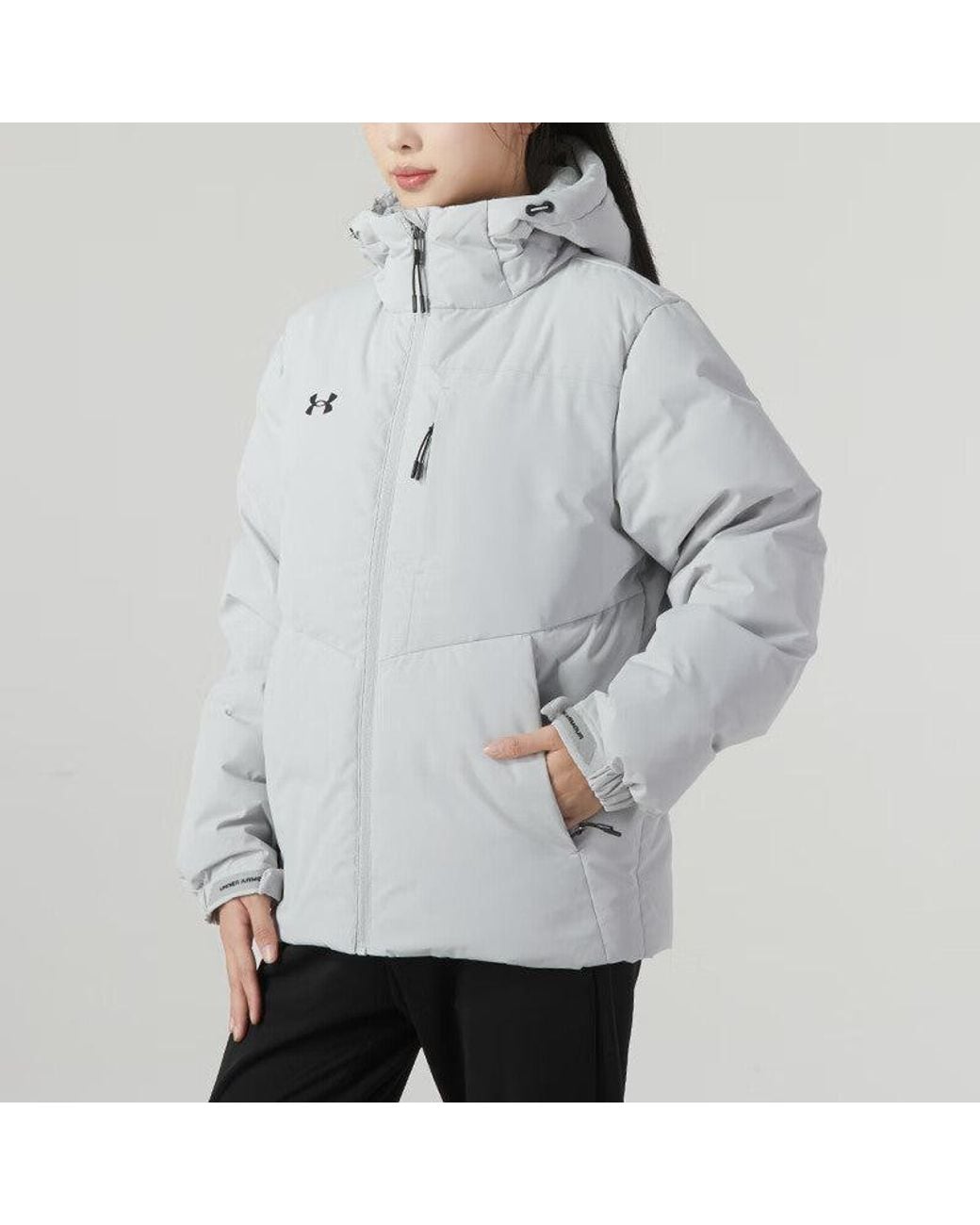 Under Armour Gray Winter Down Jacket for men