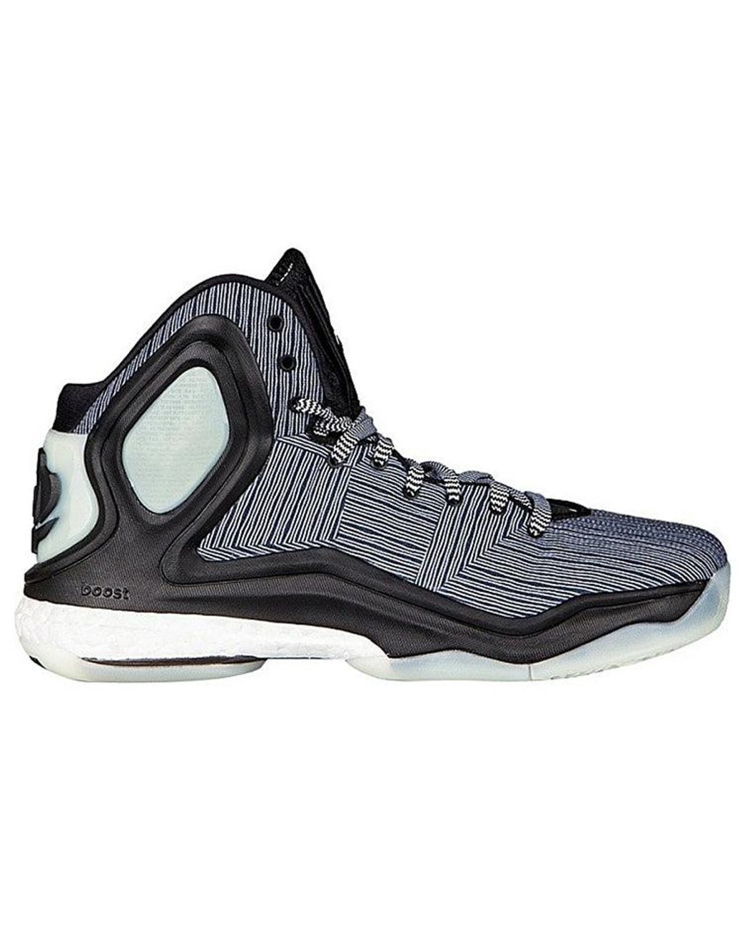 Adidas Black D Rose 5 Boost for men