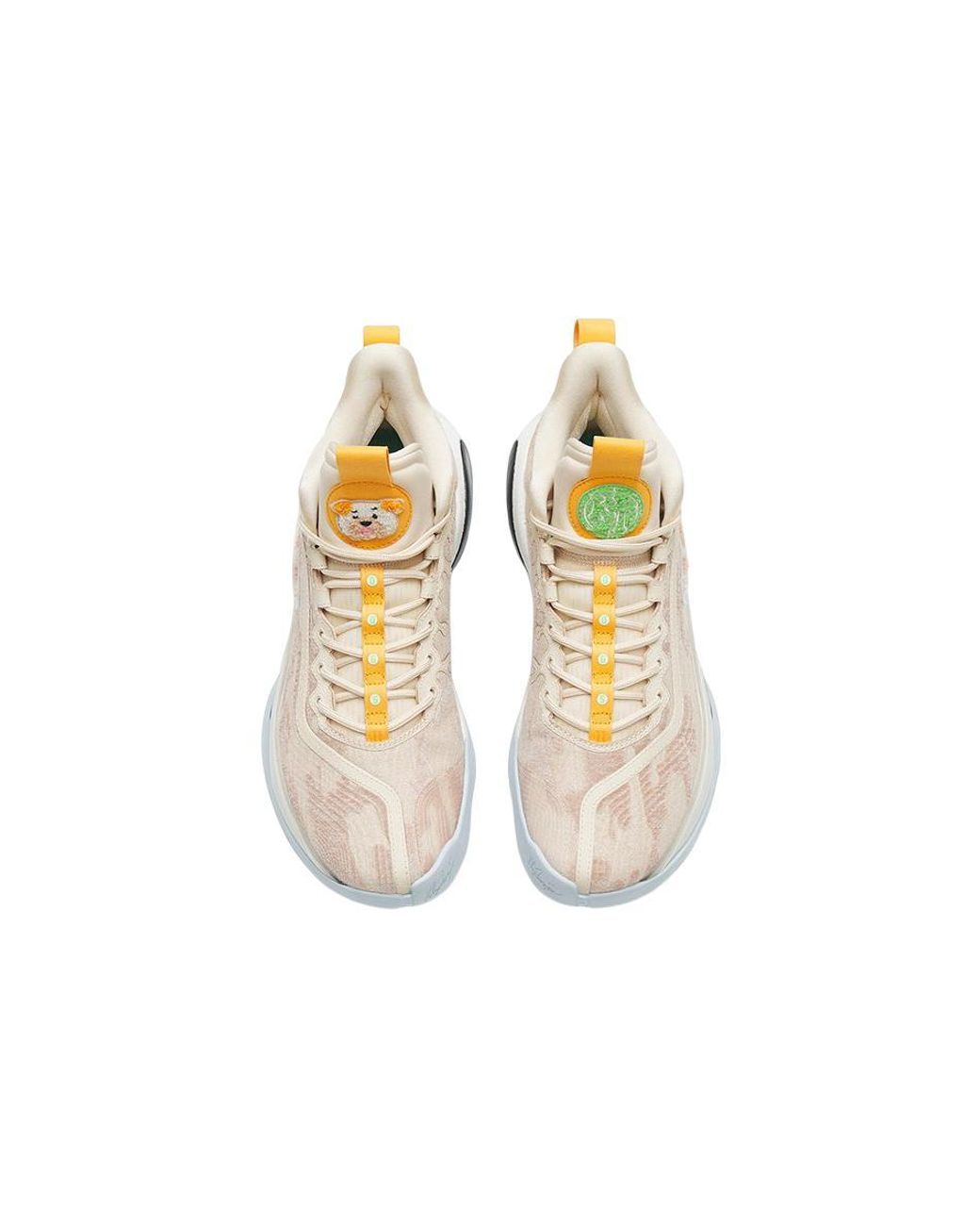 Anta White Kt Thompson Bulldog Basketball Sneakers Beige for men