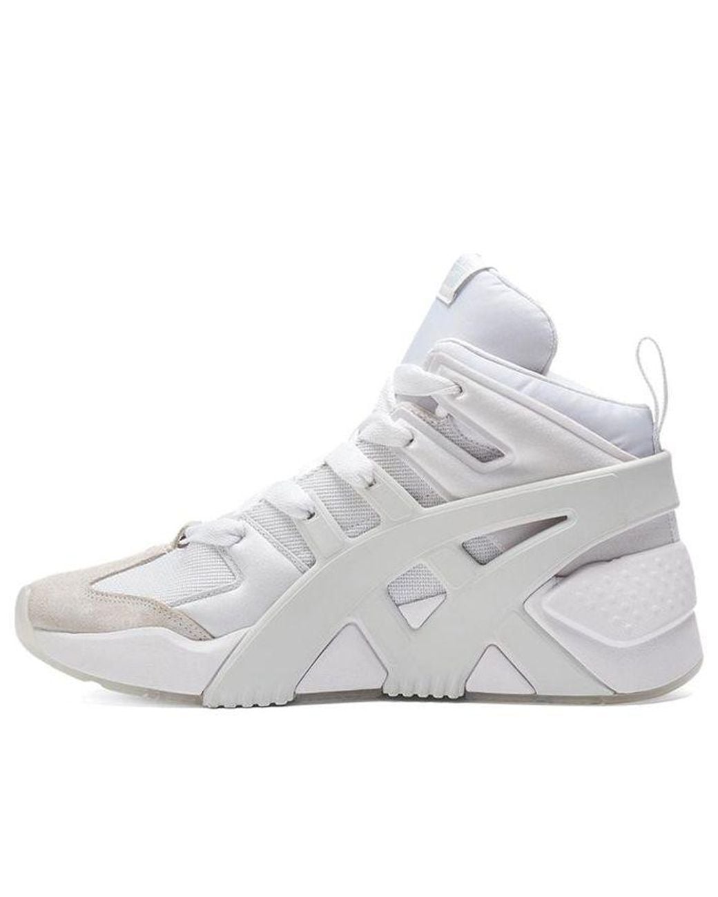 Onitsuka Tiger White Big Logo Trainer Puffed Low for men