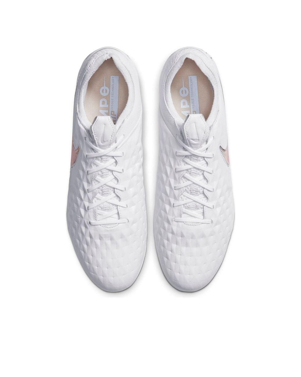 Nike White Tiempo Legend 8 Elite Fg Platinum' for men
