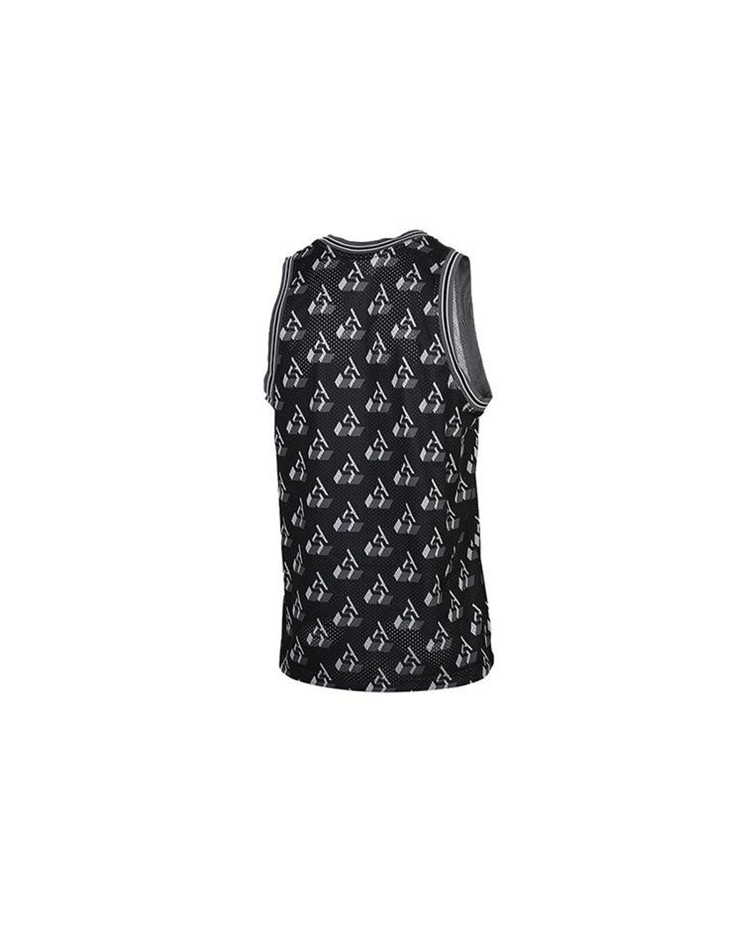 Nike Black Giannis Monogram Vest Asia Sizing for men