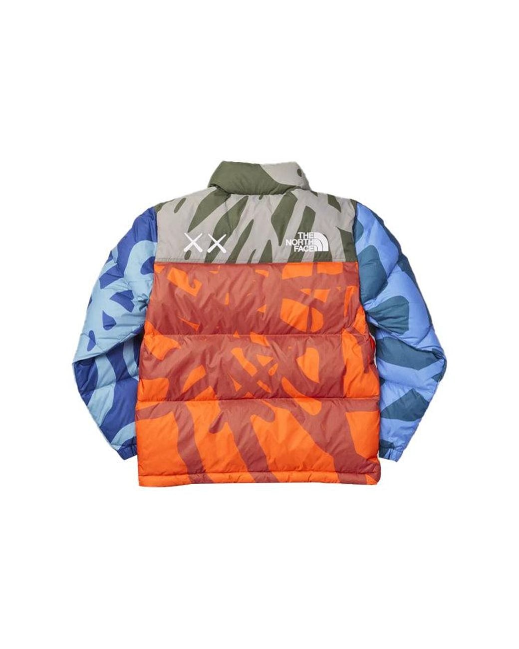 The North Face Blue X Kaws 1996 Nuptse 700 Jacket for men