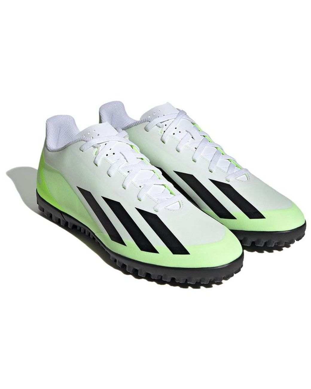 Adidas Green X Crazyfast.4 Tf Lucid Lemon' for men