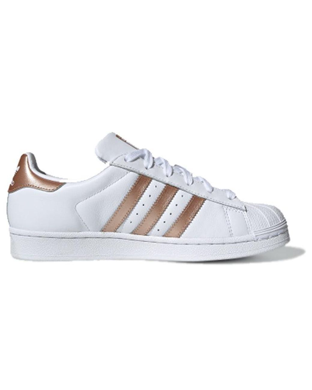 Adidas White (Wmns) Superstar 'Copper Metal'