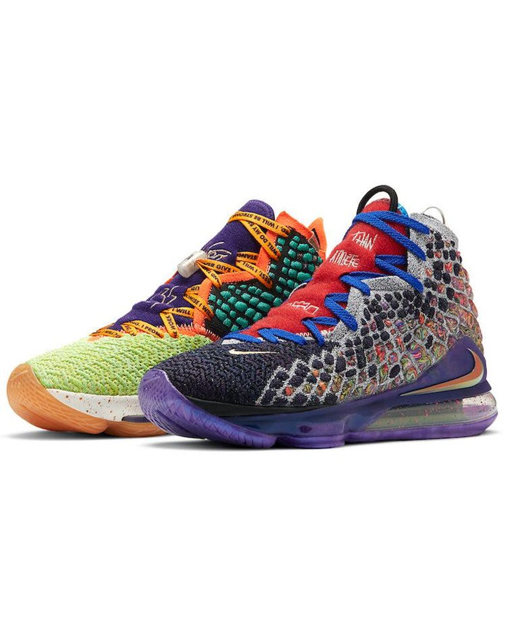 Nike Blue Lebron 17 Ep 'What The' for men