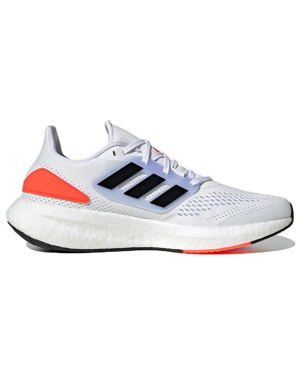 Adidas White Pure Boost 22 Shoes Dawn Solar' for men