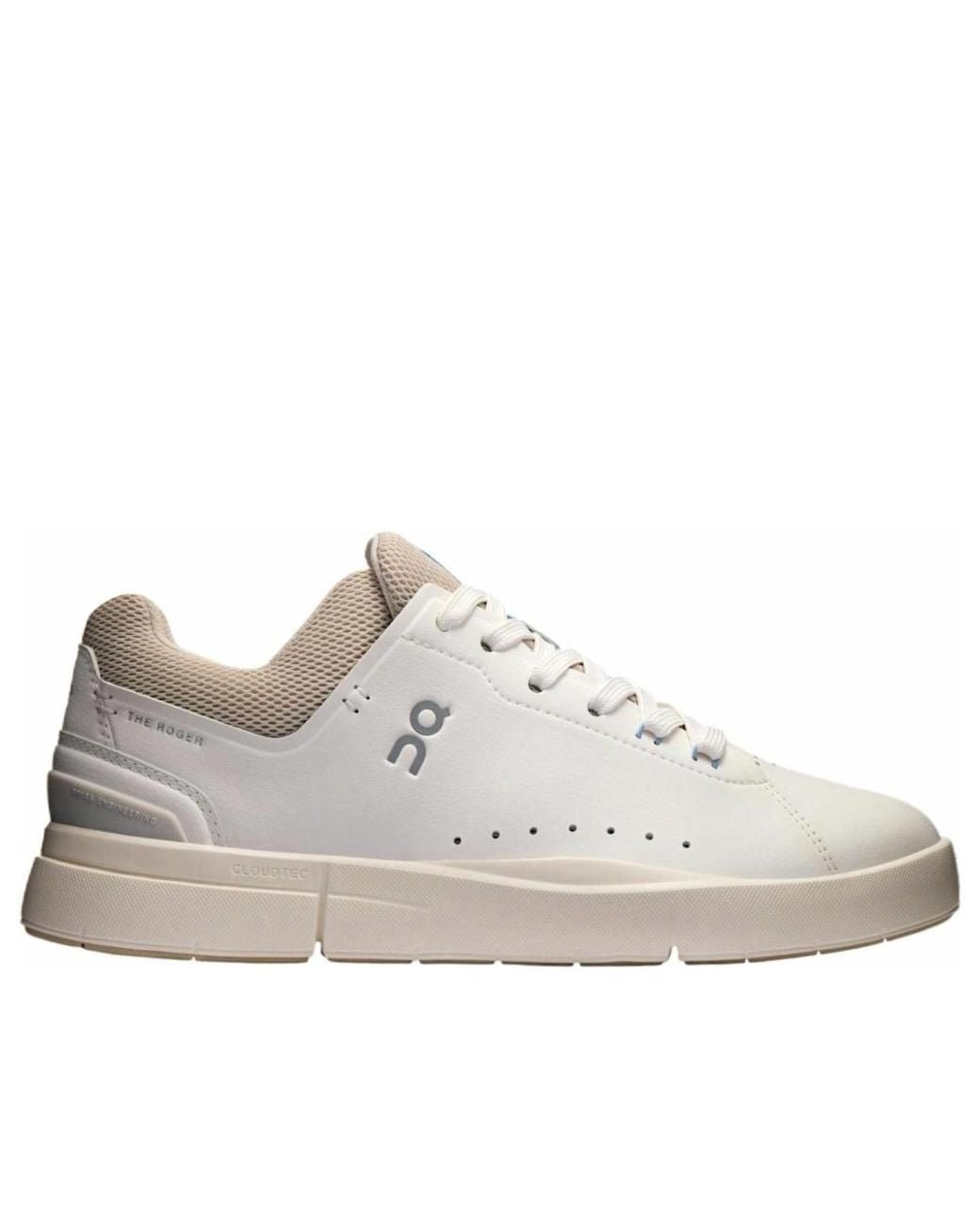 On Shoes White (Wmns) The Roger Advantage Sand'