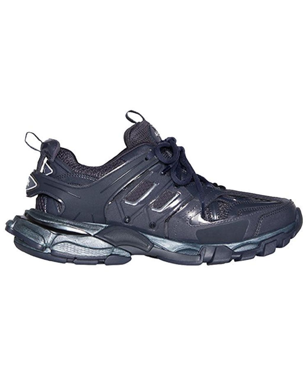 Balenciaga Blue Track 1.0 Sneakers 'Metallic' for men