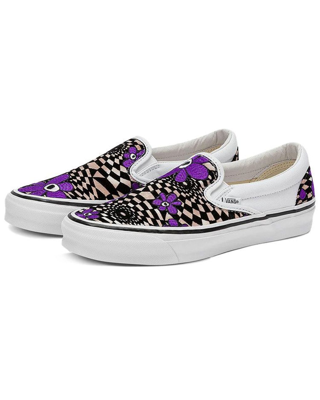 Vans White Perks And Mini X Og Classic Slip-On Lx 'Heliotrope' for men