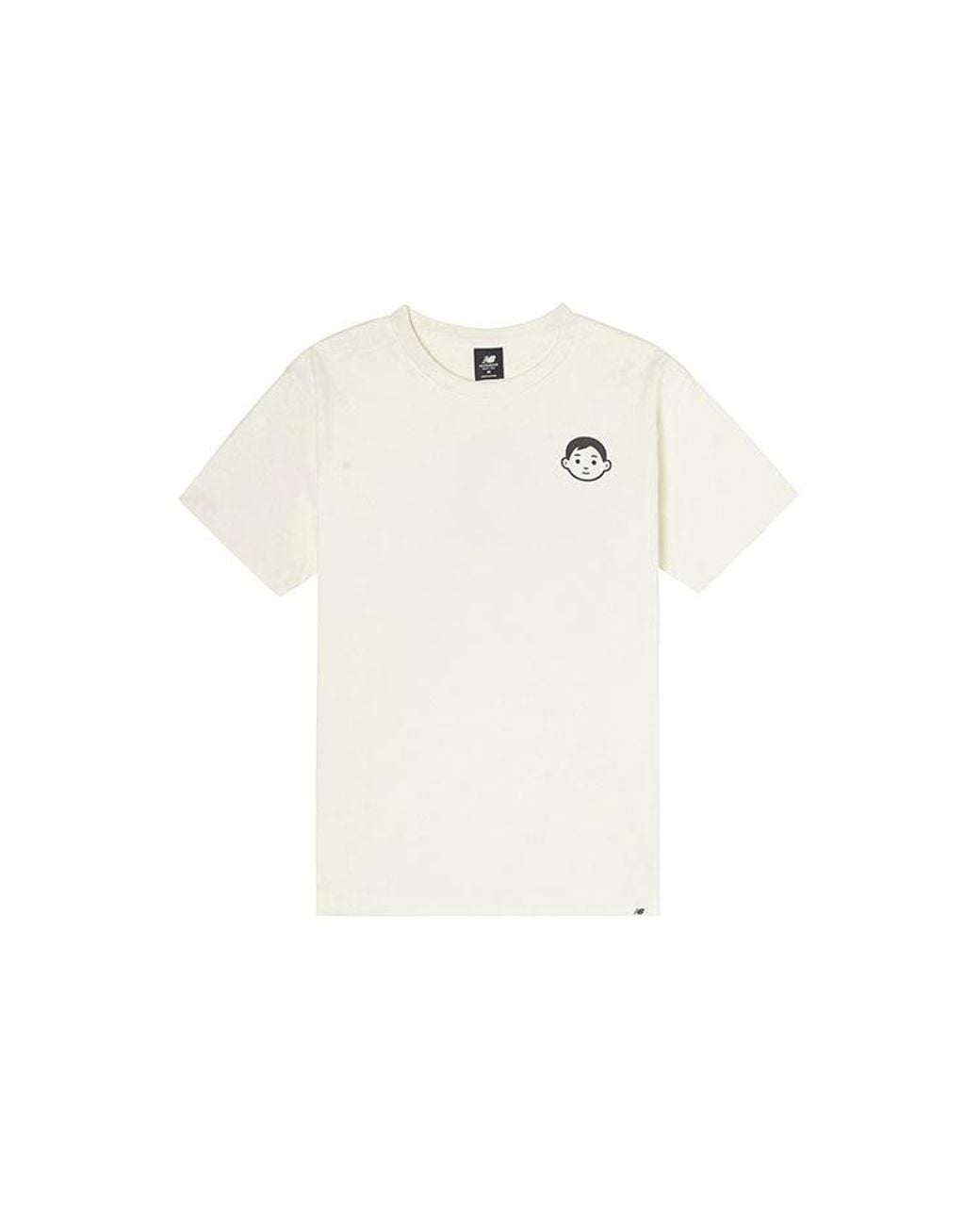 New Balance White X Noritake Crossover Funny Pattern Printing Round Neck Short Sleeve Couple Style for men