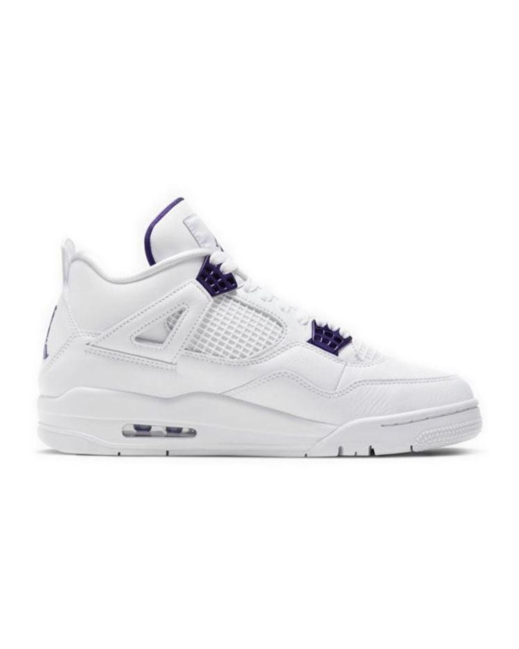 Nike White 4 Retro Metallic' for men