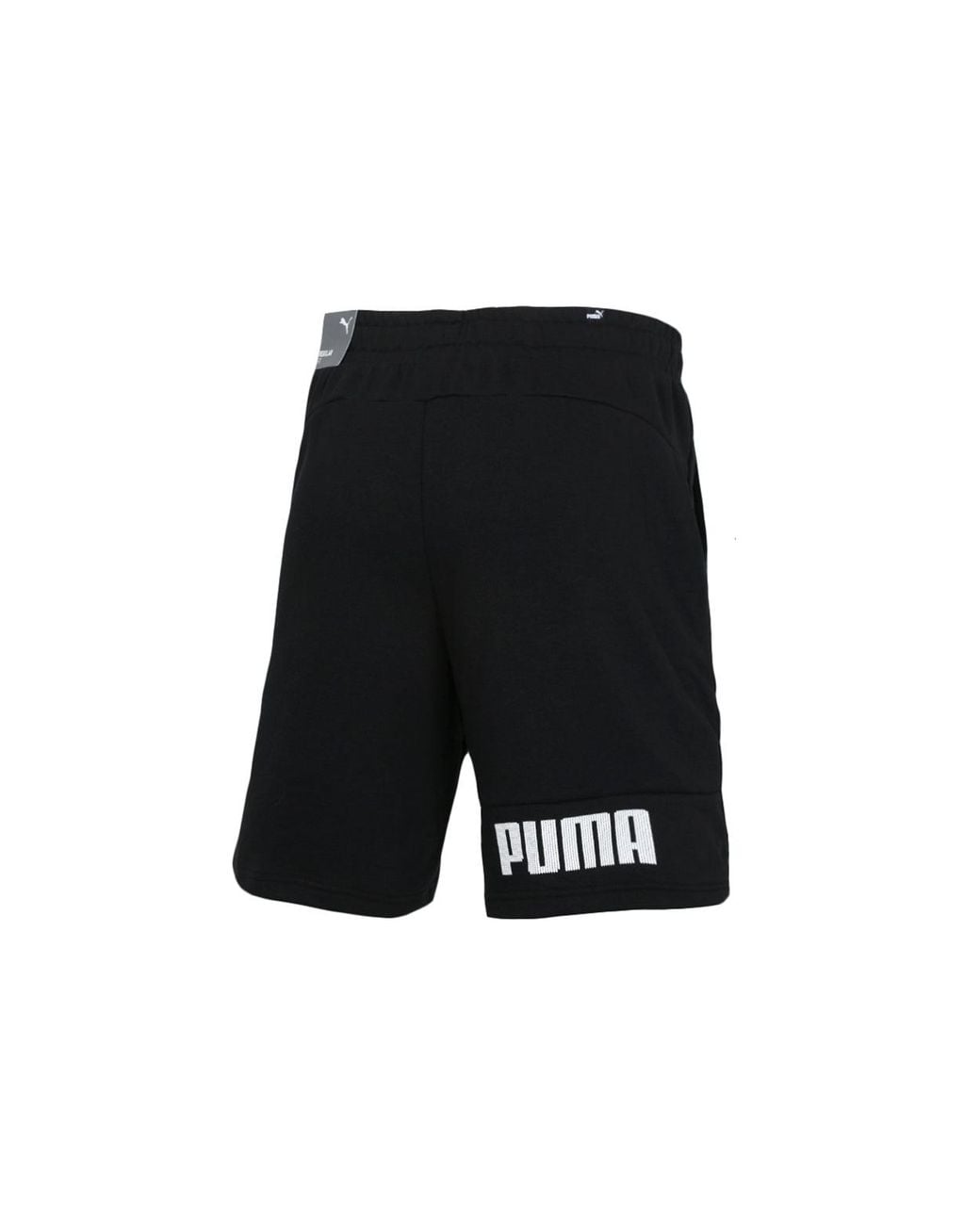 PUMA Black Ess Sweat Training Sport Shorts for men