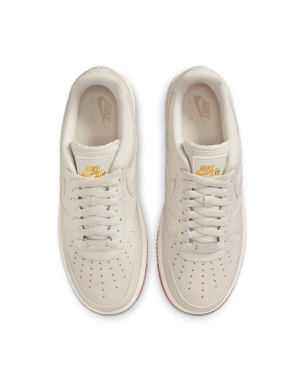Nike White (Wmns) Air Force 1 Low '07 Gum'