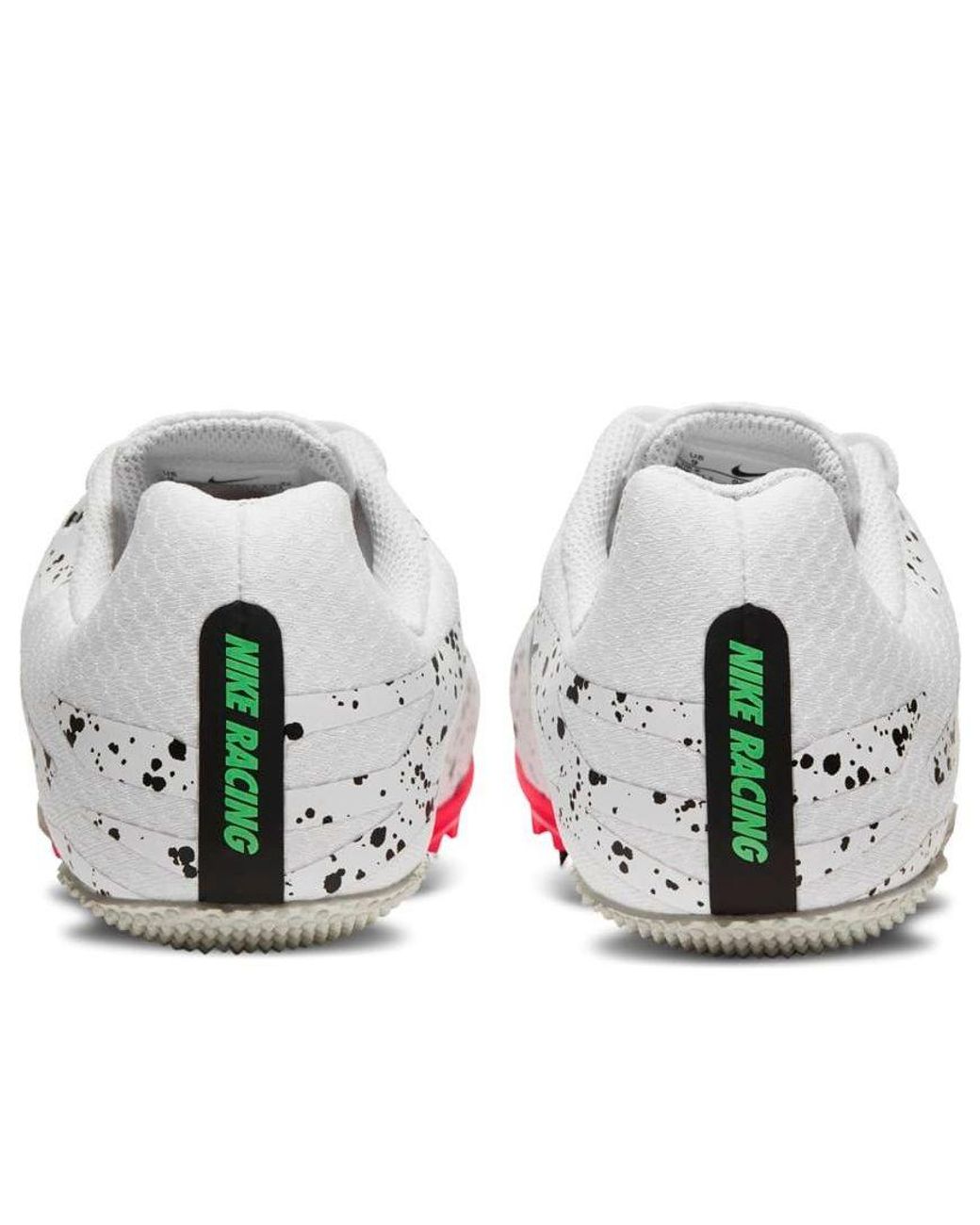 Nike White Air Zoom Rival S 9 Spikes 'Paint Splatter Crimson Jade' for men
