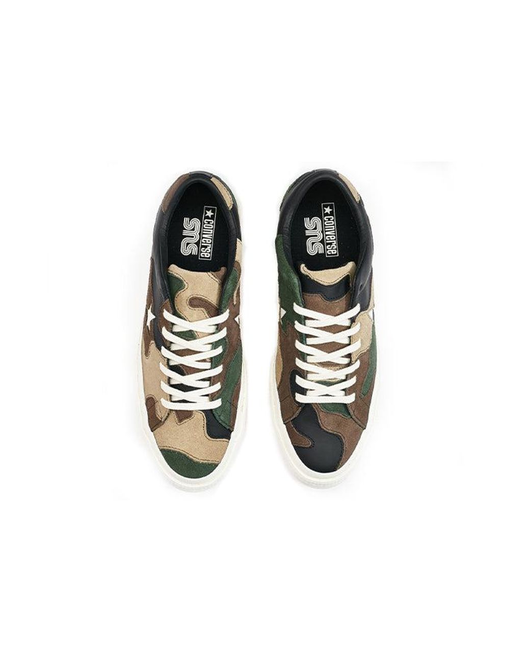 Converse Green Sneakersnstuff X One Star 'Camo' for men