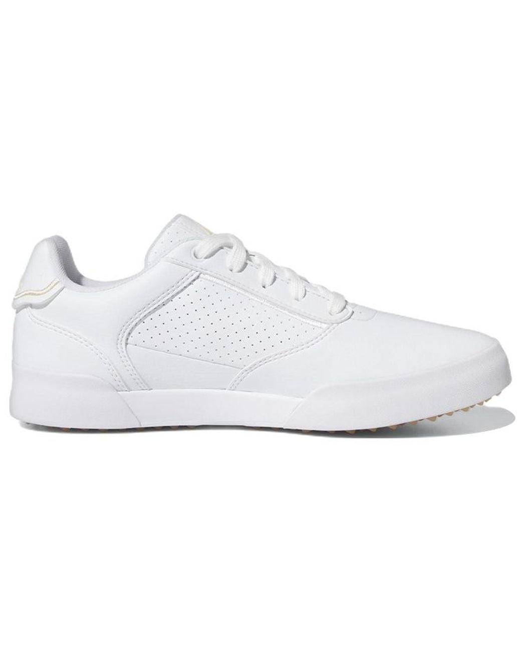 Adidas White (Wmns) Retrocross Spikeless Golf Shoes 'Cloud'