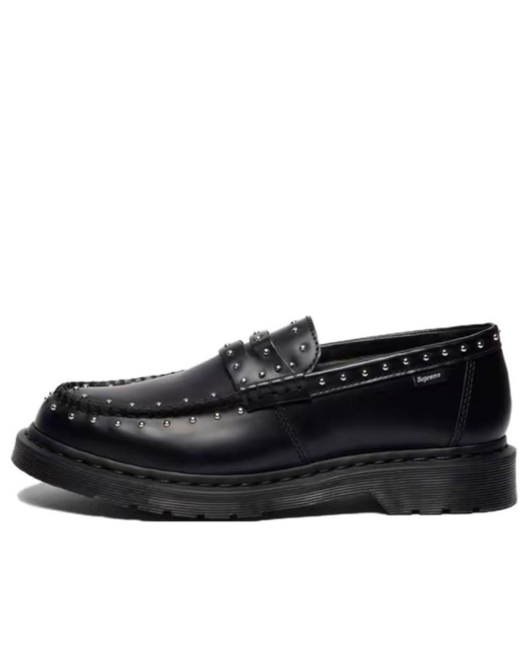 Dr. Martens Black X Supreme Studded Penton Loafer for men