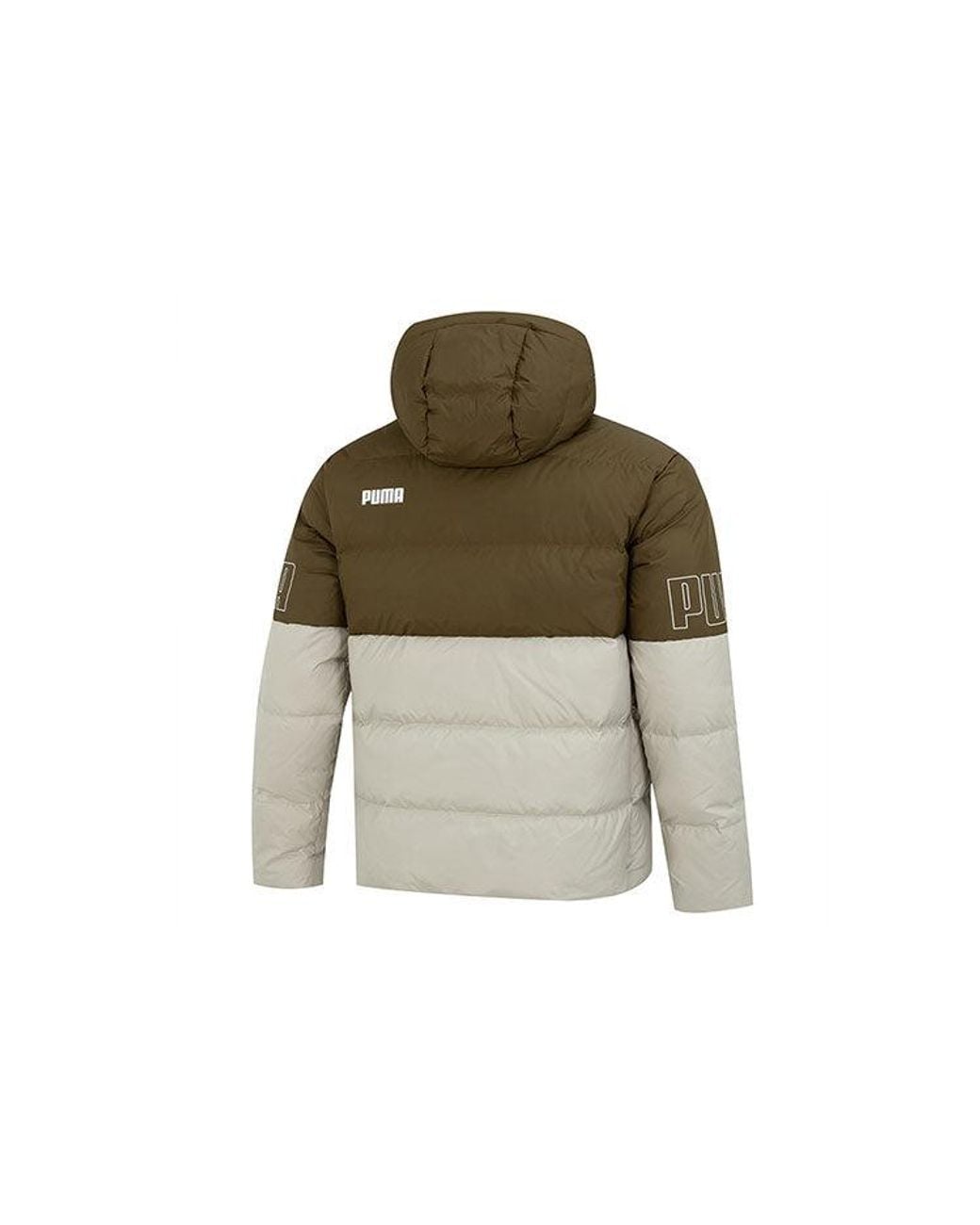 PUMA Green Power Down Hooded Jacket for men