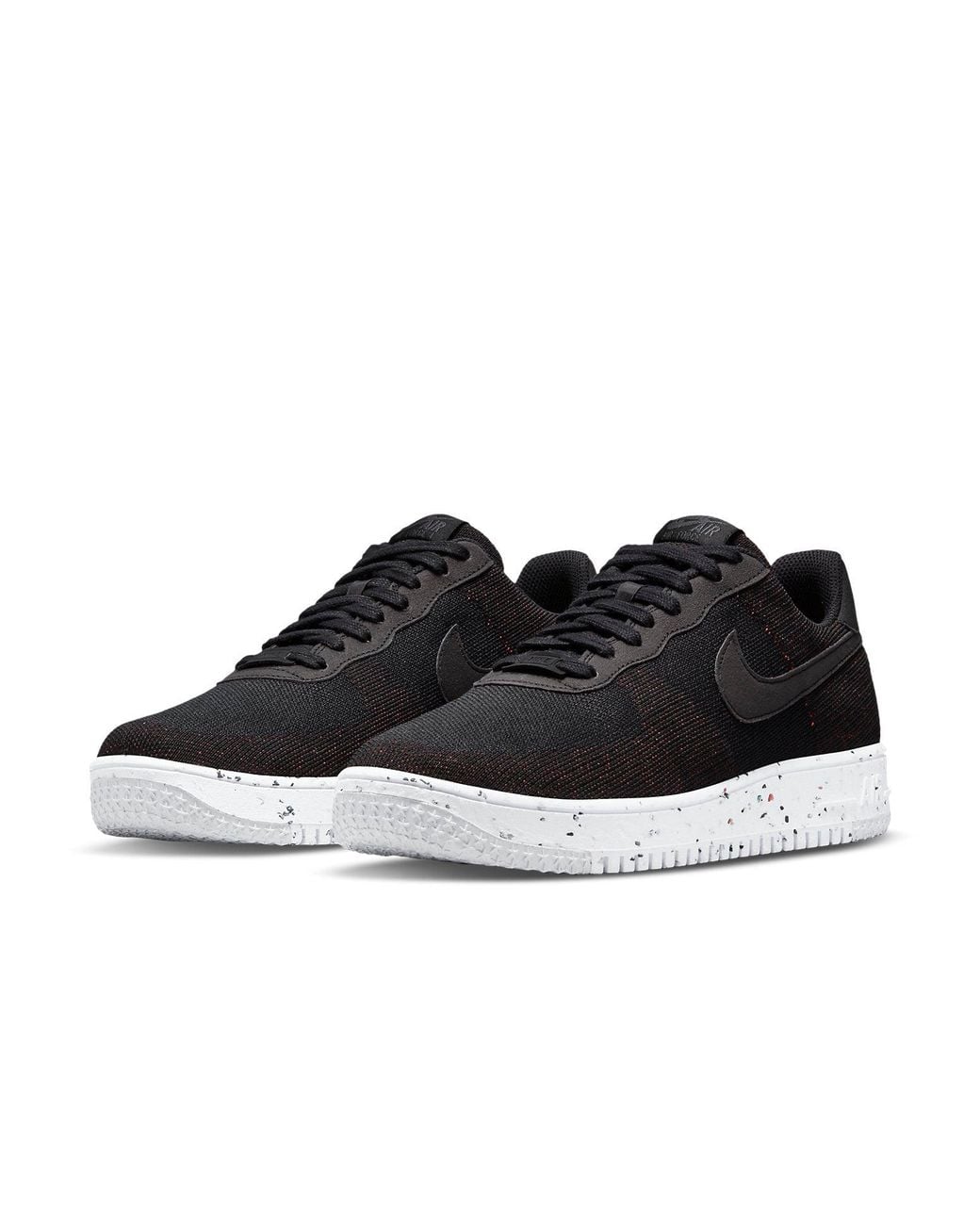Nike Black Air Force 1 Crater Flyknit for men
