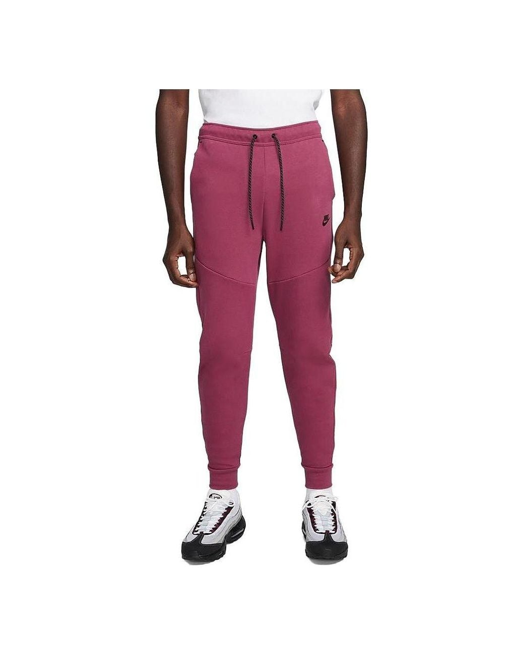 nike joggers men red
