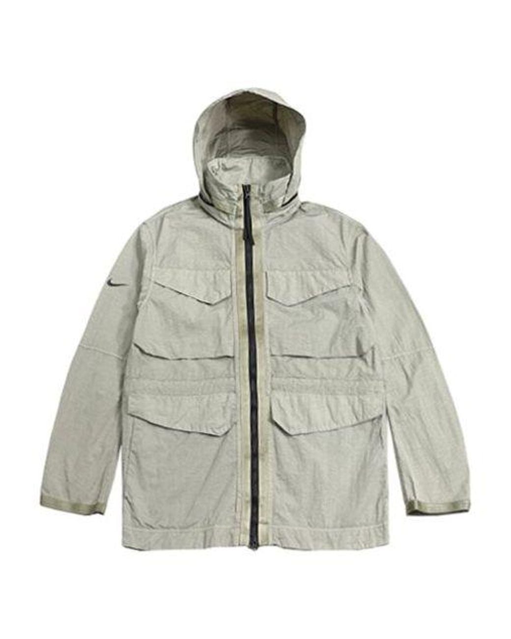 Nike Gray Lab Tech Pack Jacket 'Jade Stone' for men