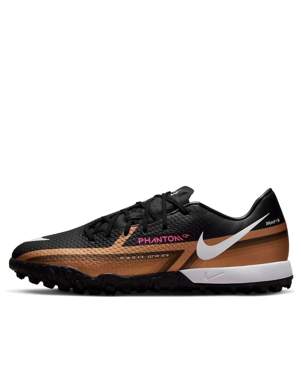Nike Black Phantom Gt2 Academy Tf 'Metallic Copper' for men