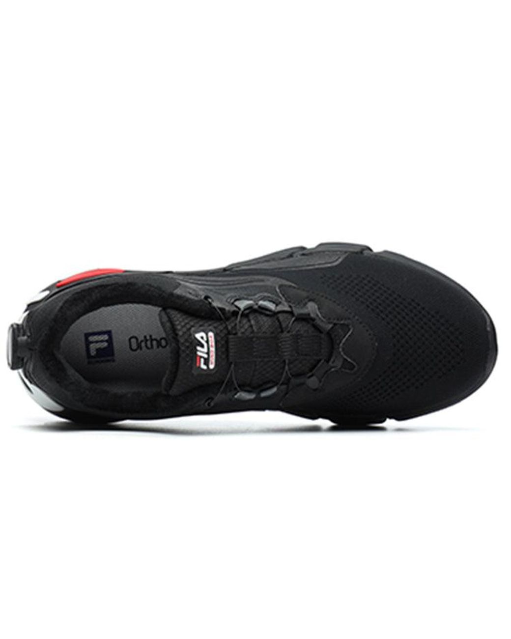 Fila Black Athletics Fleece Low-Top for men