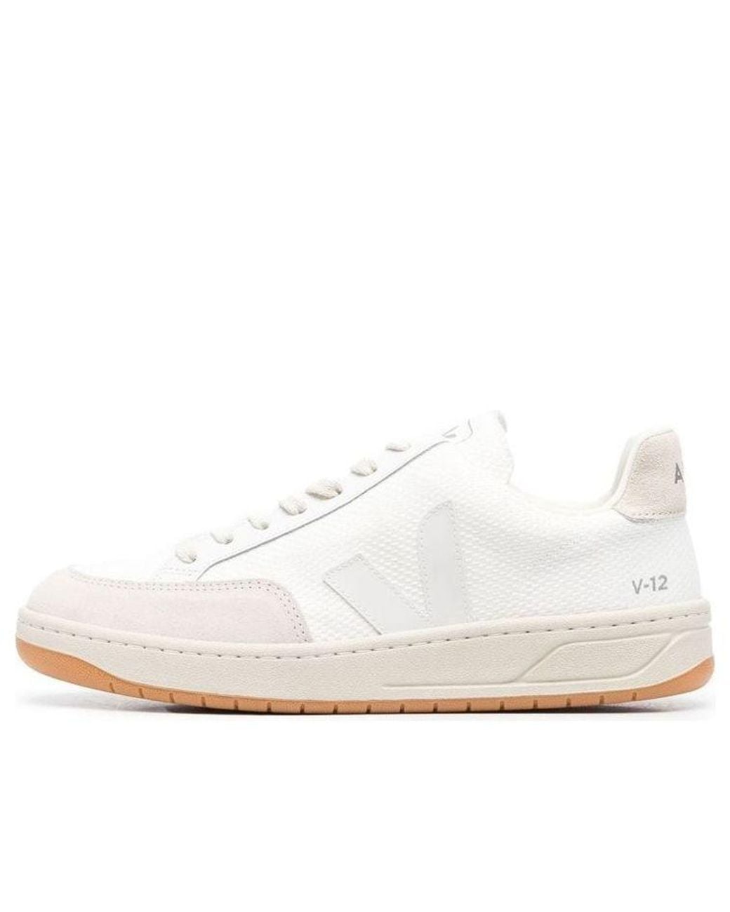 Veja White V-12 B-Mesh Natural'