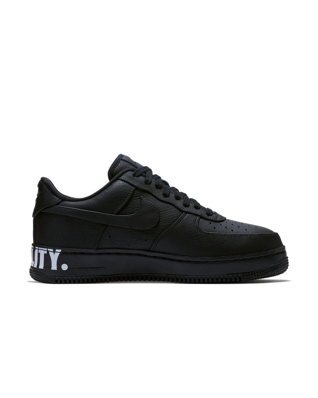 Nike Black Air Force 1 Low Cmft Bhm 'Equality' for men