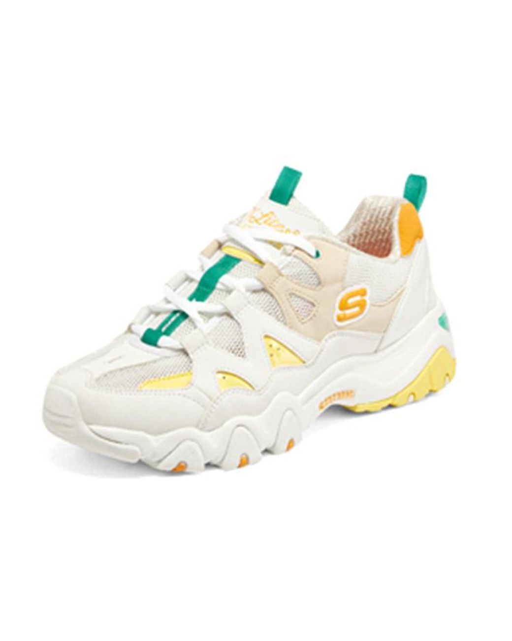 Skechers White (Wmns) D'Lites 2.0