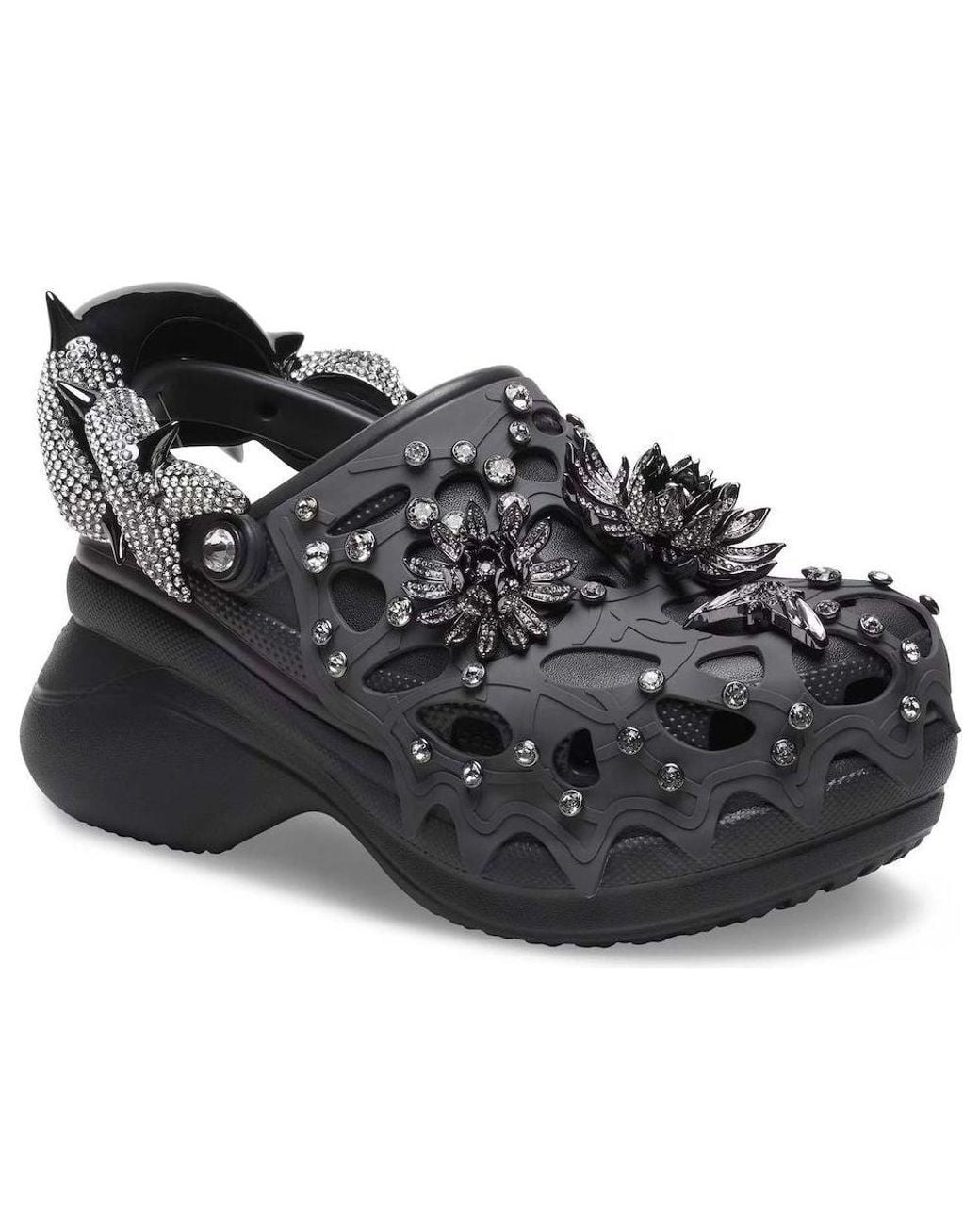 CROCSTM Black (Wmns) X Swarovski Classic Bae Clog