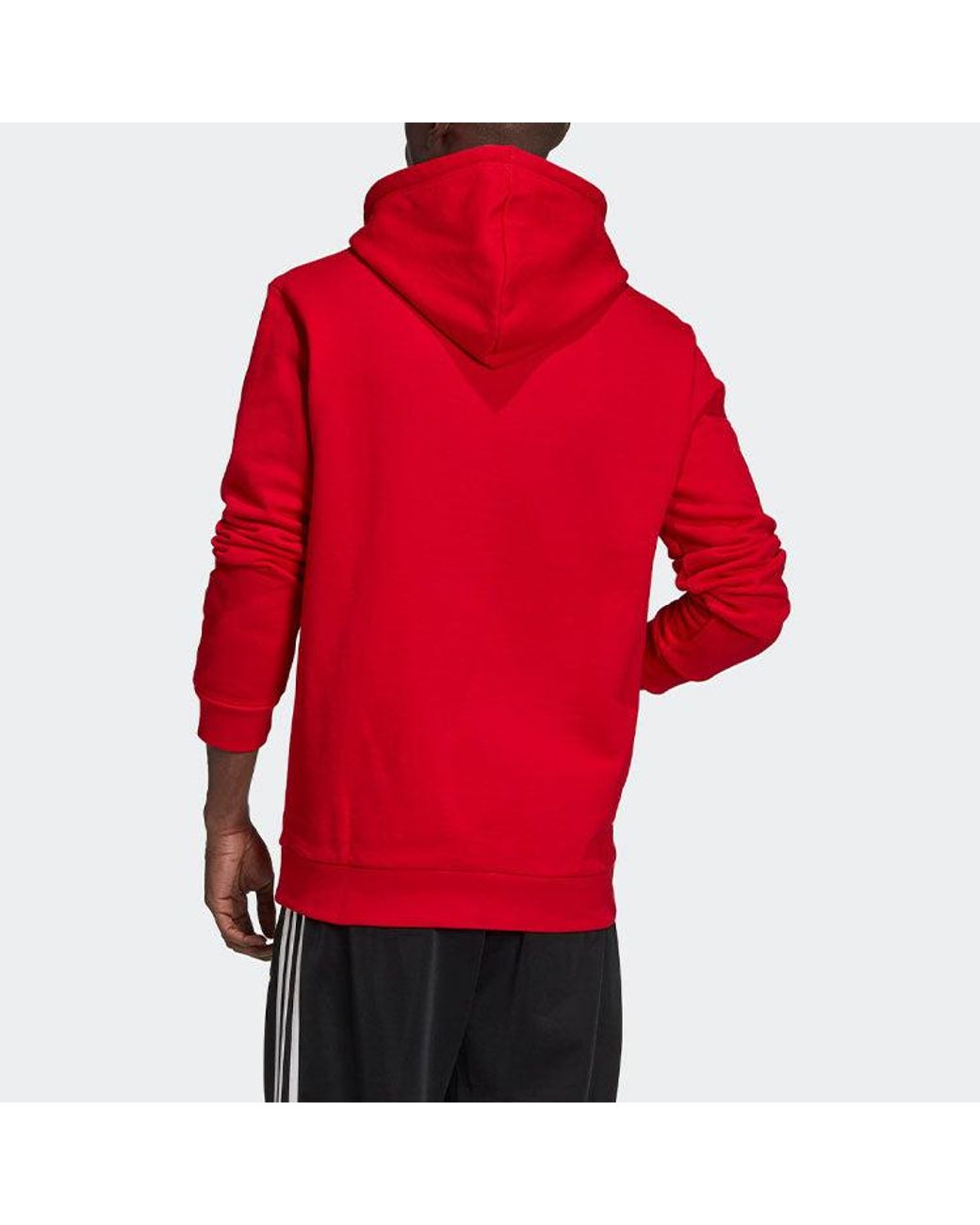Adidas Red Originals Trefoil Logo Printing Loose Sports for men