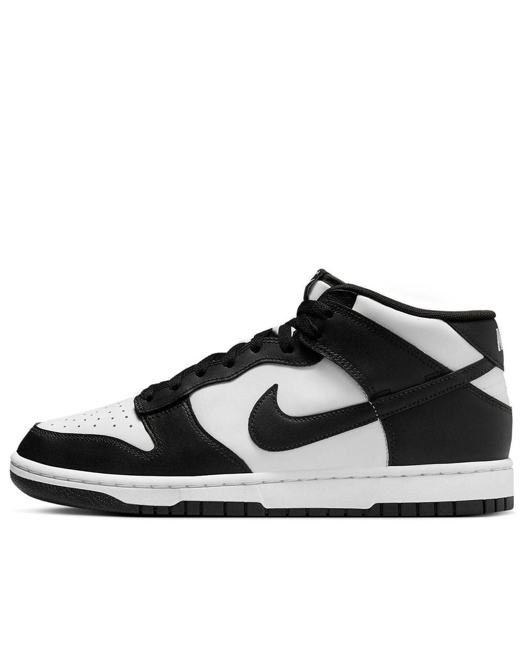 Nike Black Dunk Mid 'Panda' for men