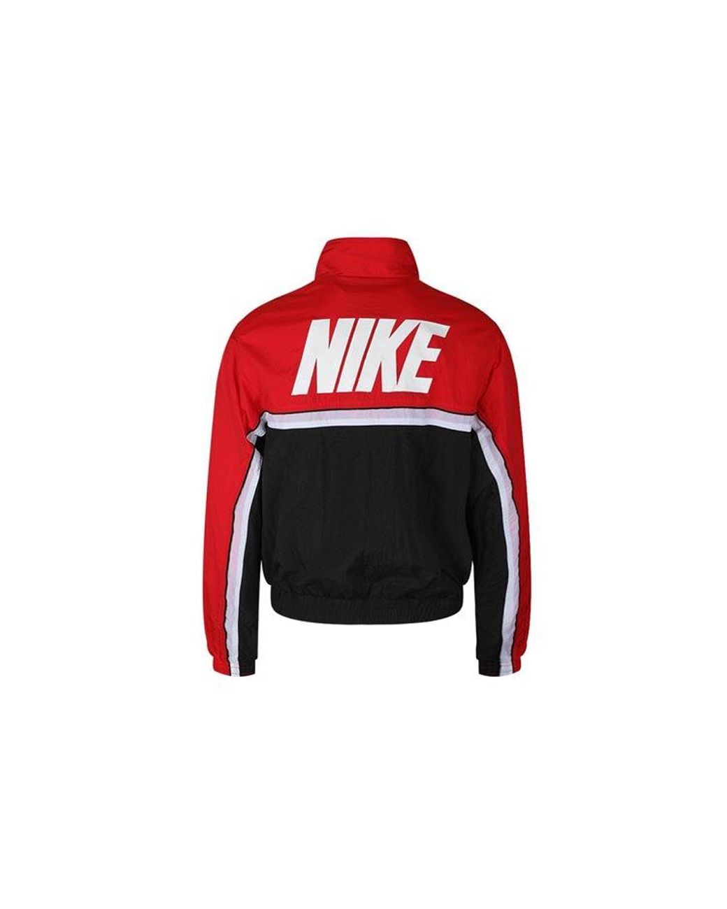 Nike Throwback Basketba Jacket Red/back for Men | Lyst