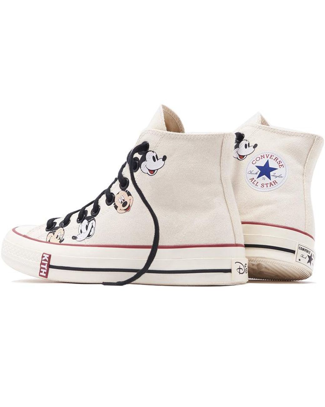 Converse White Kith X Disney X Chuck 70 'Mickey Mouse Portrait' for men