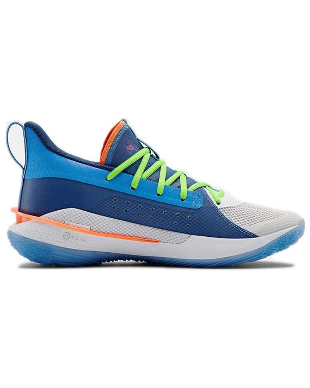 Under Armour Blue Curry 7 'Super Soaker' for men