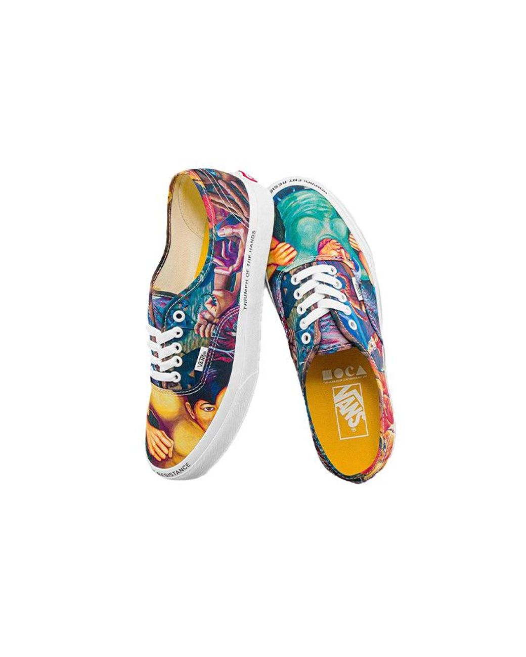 Vans Blue Moca X Authentic 'Judy Baca: Triumph Of The Hearts' for men