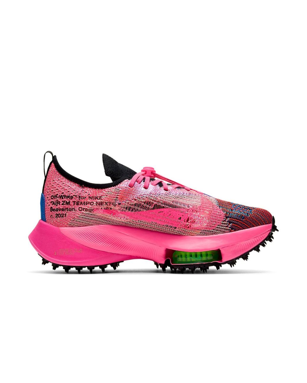 Nike Pink X Off- Air Zoom Tempo Next% Glow' for men