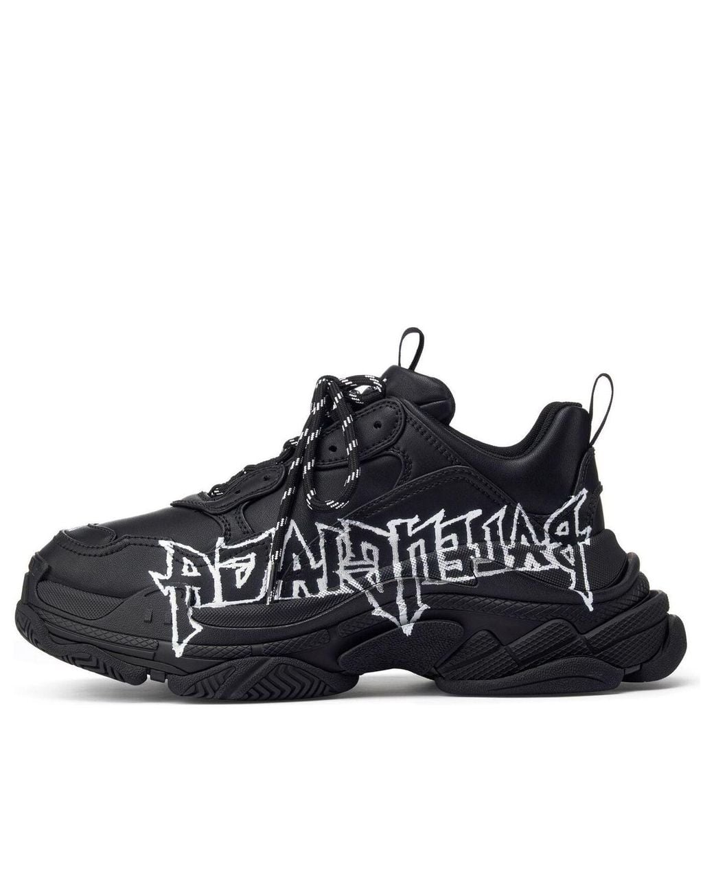 Balenciaga Black (Wmns) Triple S Diy Metal