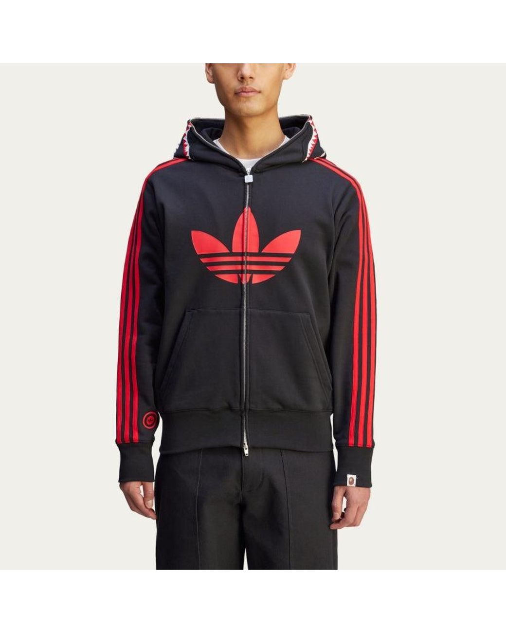 Adidas Black X Bape Sstr Pack Jacket for men