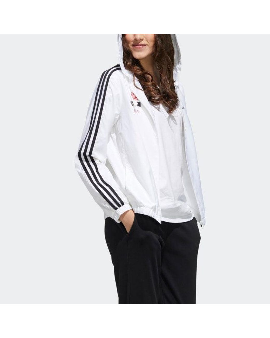 Adidas Blue (Wmns) Neox X Hua Mulan Printing Sports Jacket