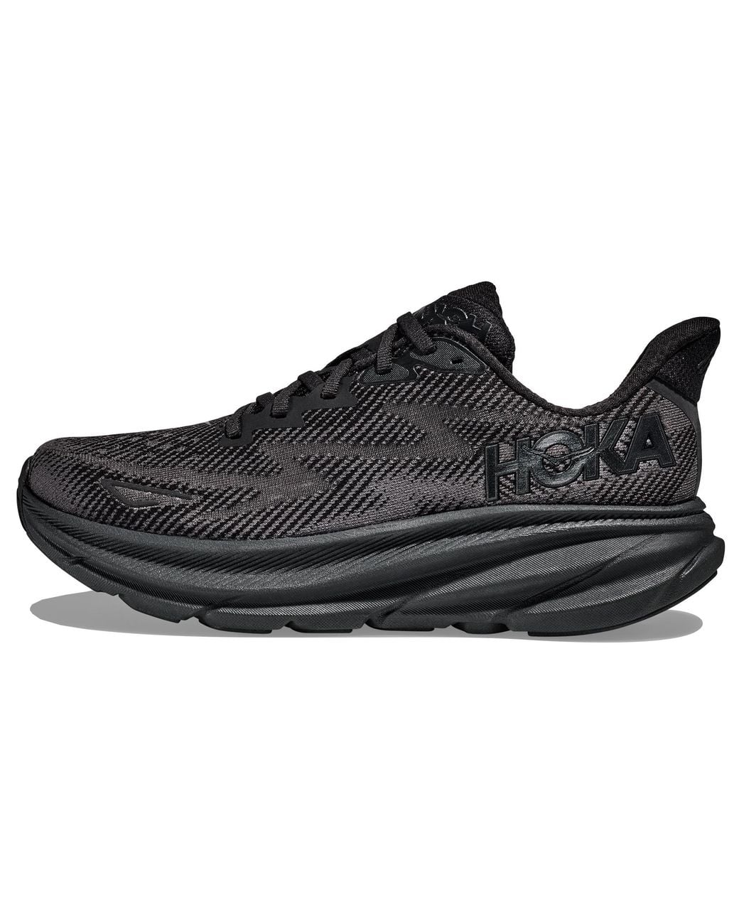 Hoka One One Black (Wmns) Clifton 9 Wide 1132211-Bblc