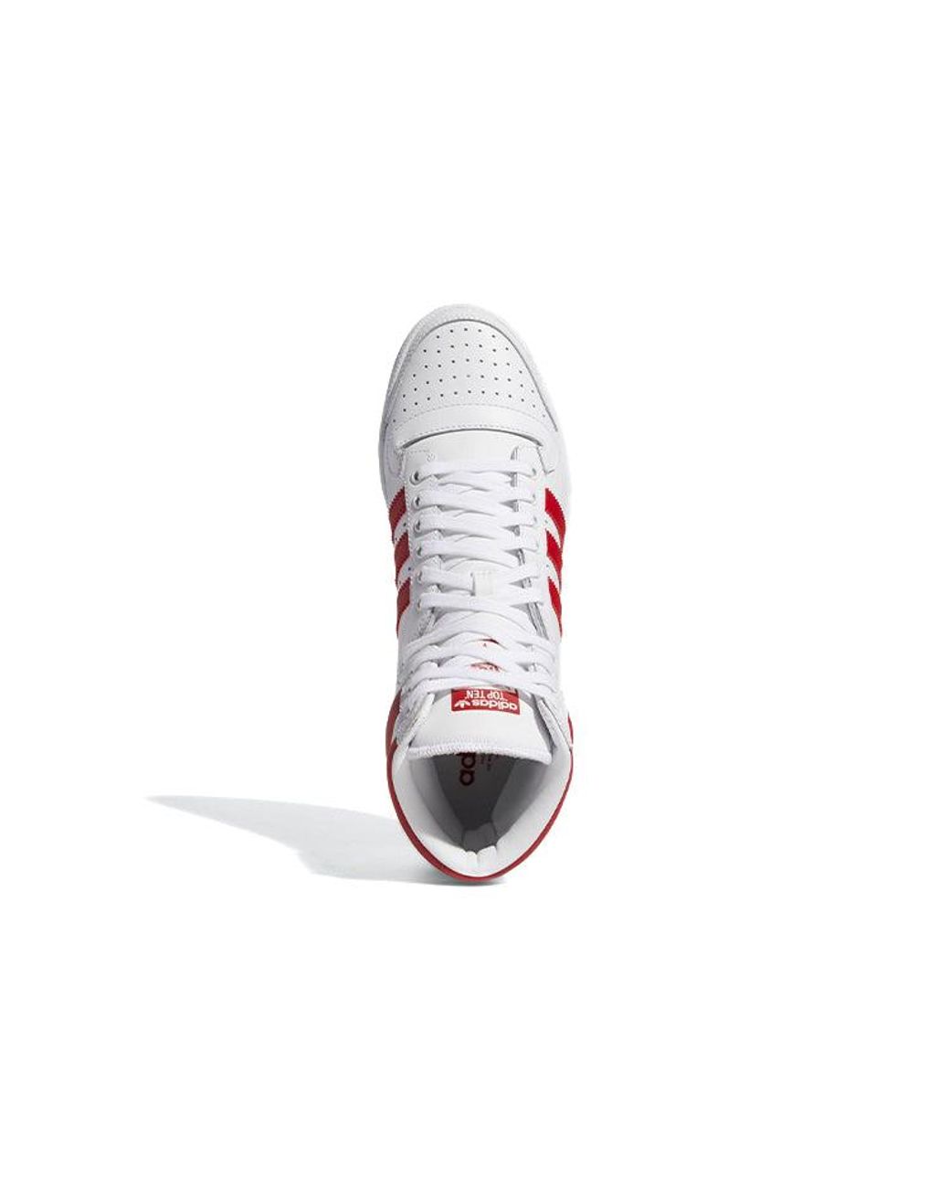 adidas Top Ten Hi Scarlet' in Red for Men | Lyst