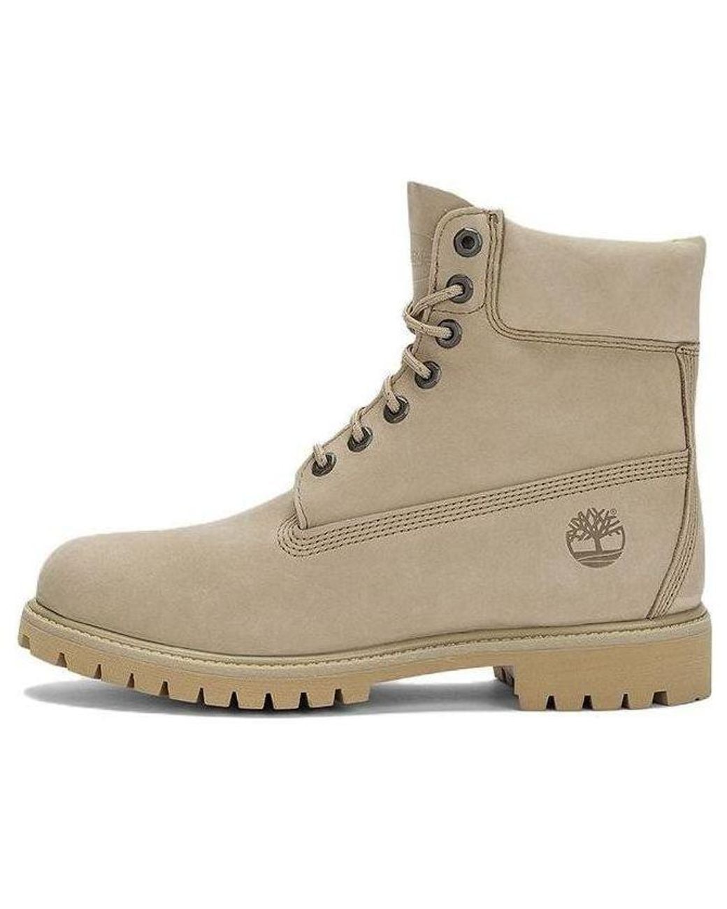 Timberland Natural Premium Waterproof Boots 'Light Nubuck' for men