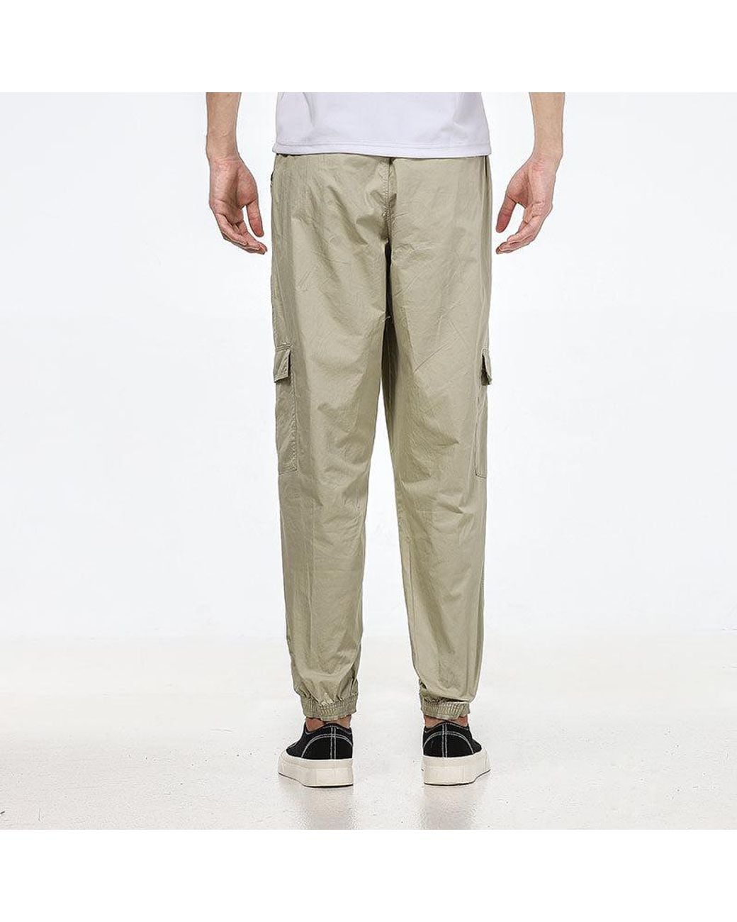 PUMA Natural Woven Cargo Bundle Feet Casual Long Pants Creamy for men